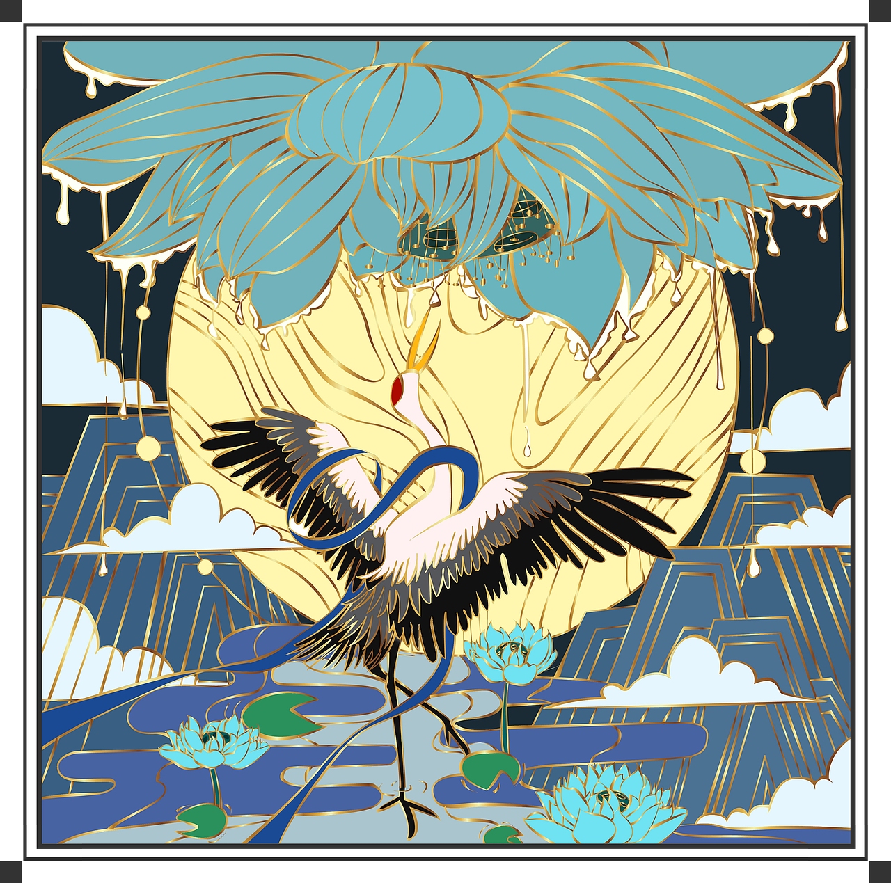 国风板绘插画作品(3)