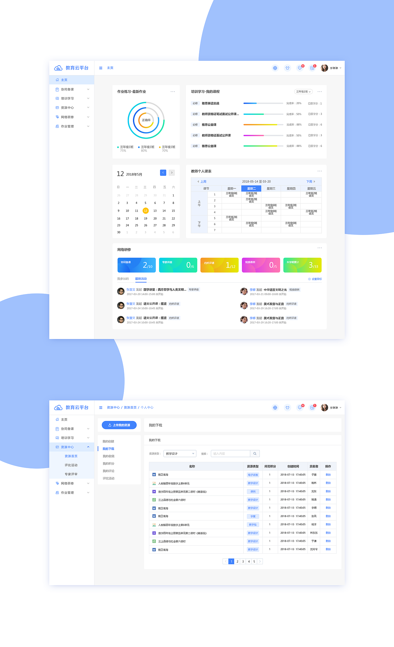 教育云网页改版风格稿（图ZMjc0MDgzMjE2） - 其他网页 - 站酷设计师清心悟净原创素材 - 站酷ZCOOL