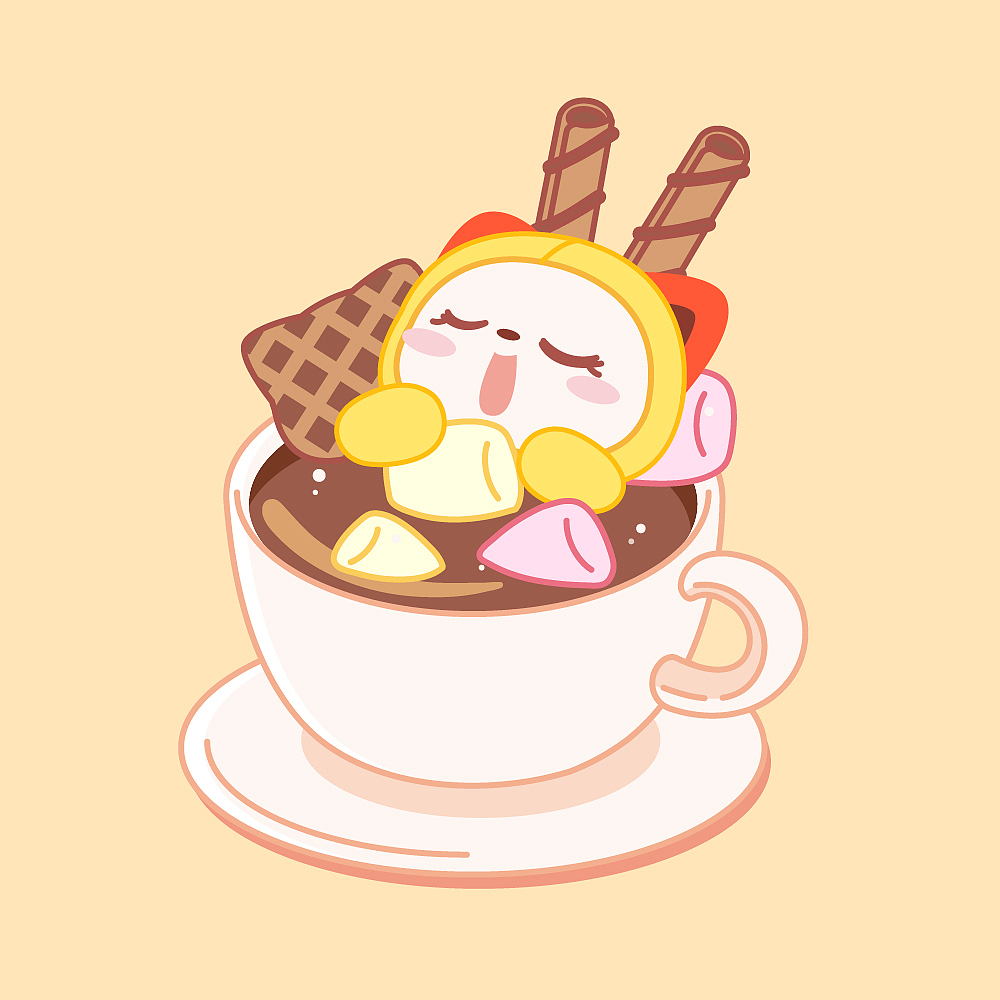 夏萌猫【甜品壁纸】