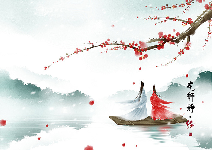 江湖意境|插画|商业插画|龙轩静 - 原创作品 - 站酷 (zcool)