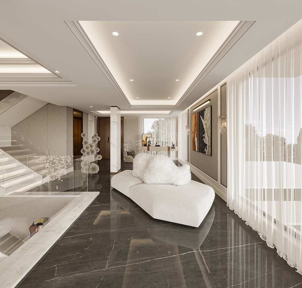 重庆御景半岛双拼别墅装修设计,天古装饰照母山店地址（图ZMjk1NzY1MjA4） - 家装设计 - 站酷设计师重庆天古别墅设计原创素材 - 站酷ZCOOL