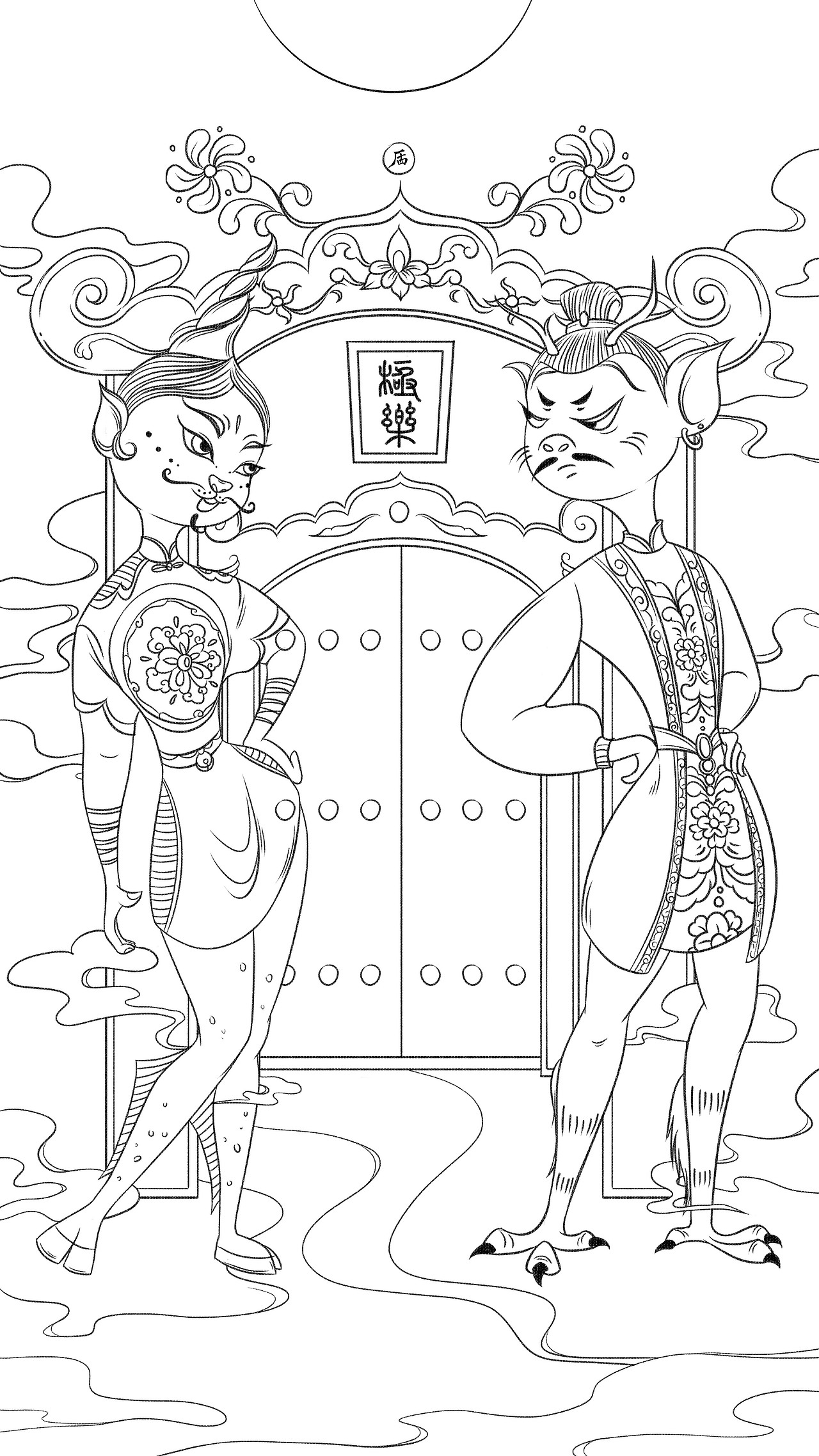 博物馆-镇墓兽（图ZMTUwNTExOTEy） - 创作习作 - 站酷设计师雁十四原创素材 - 站酷ZCOOL