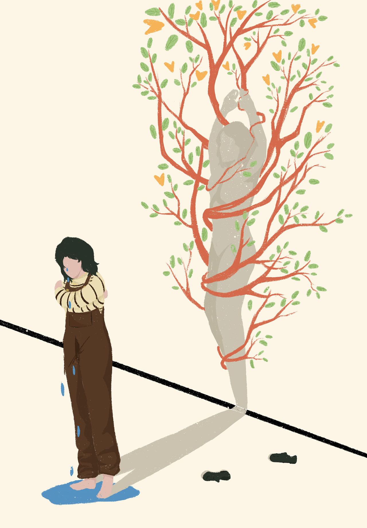 分手后|插画|创作习作|彼阿方 - 原创作品 - 站酷 (zcool)