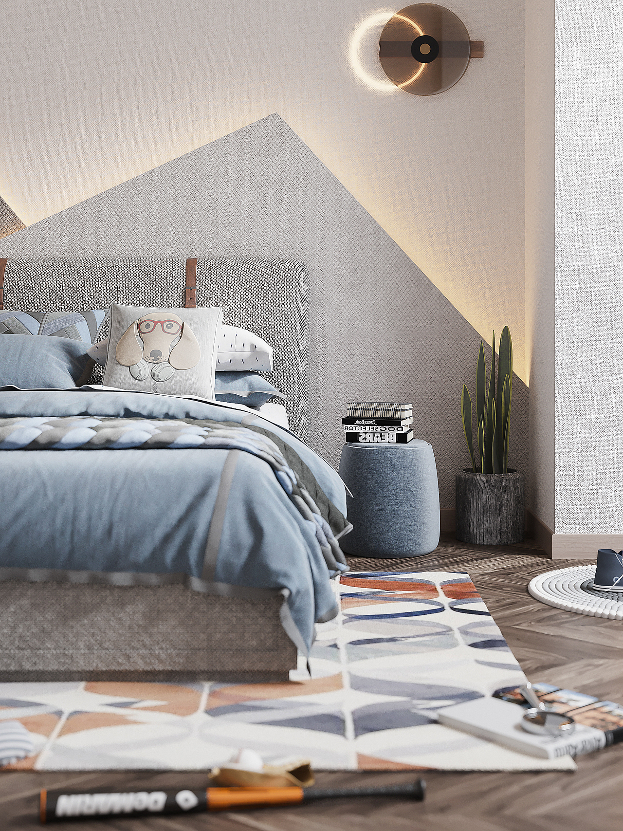 一套新中式风格效果图