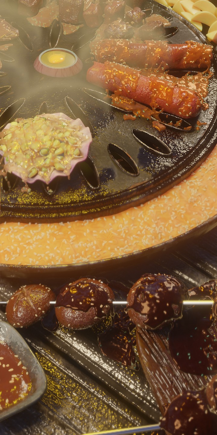 Blender烤肉 真香（图ZMjAzMjc0MzM2） - 其他三维 - 站酷设计师AgJR原创素材 - 站酷ZCOOL
