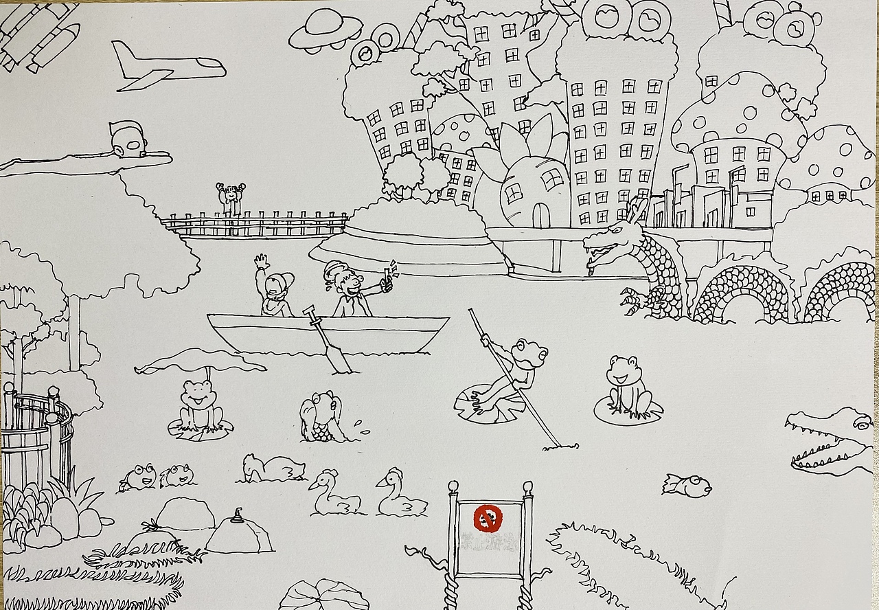 《儿童创意画》（图ZMjgwODEyMjI0） - 儿童插画 - 站酷设计师画师Aron30Deng原创素材 - 站酷ZCOOL