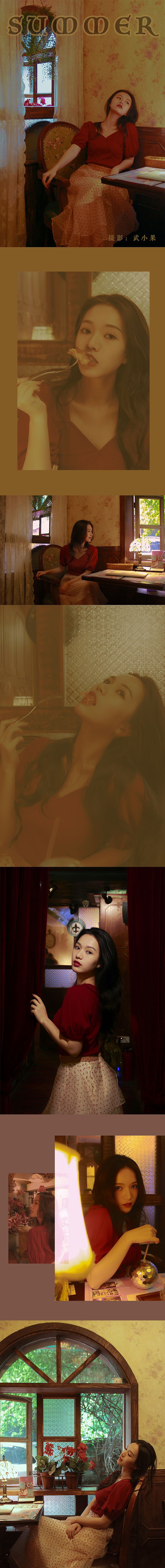 鲍鲍写真集 ✘《夏日倾情summer》（图ZMTY4NTc3OTQ4） - 人像摄影 - 站酷设计师武小果Frutti原创素材 - 站酷ZCOOL