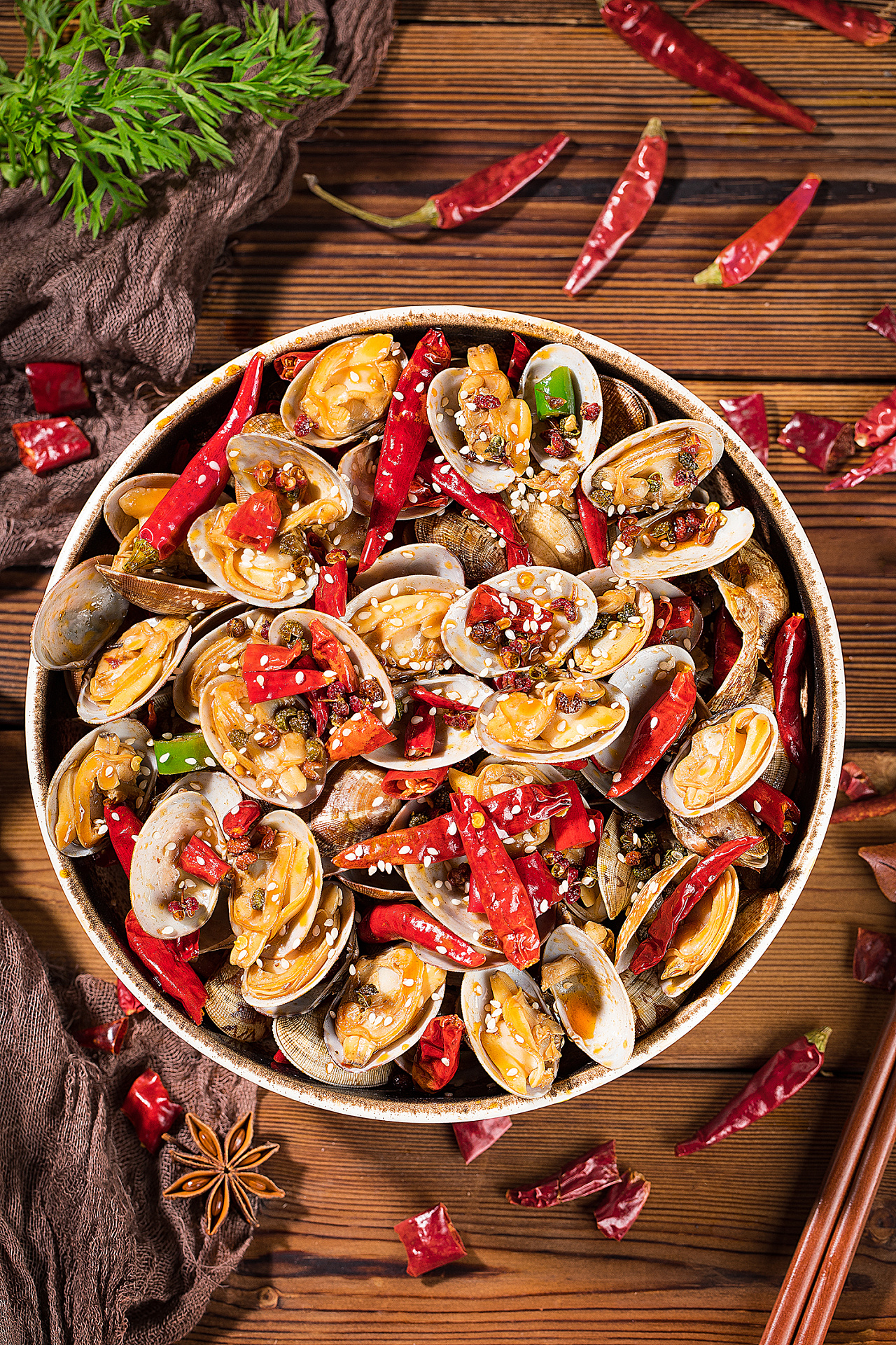 辣尚海鲜 鸭货美食拍摄