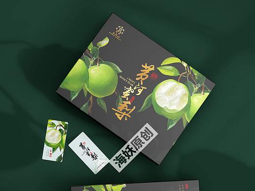 ｛原创｝梨🍐水果食品零食礼盒手绘插画包装设计