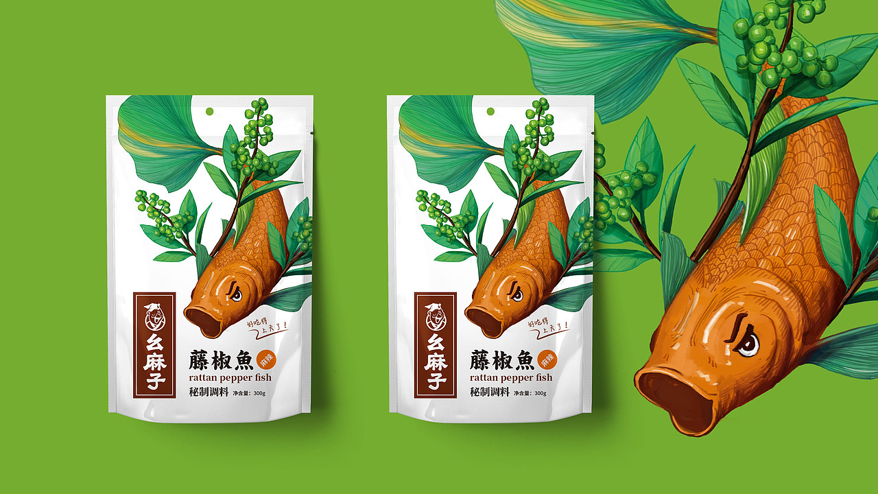 特别的鱼调料包装（图ZODY0NDg1MDA=） - 包装 - 站酷设计师好霸气的灬名字原创素材 - 站酷ZCOOL