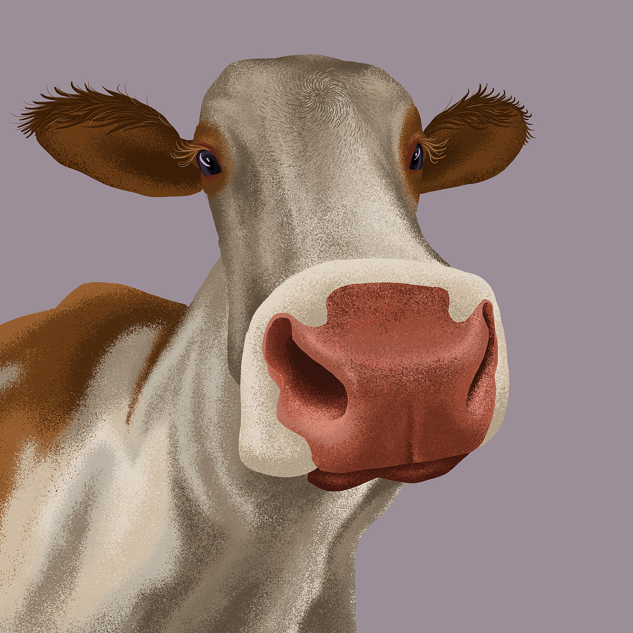 牛|插画|创作习作|哗哩狐哨_原创作品-站酷zcool