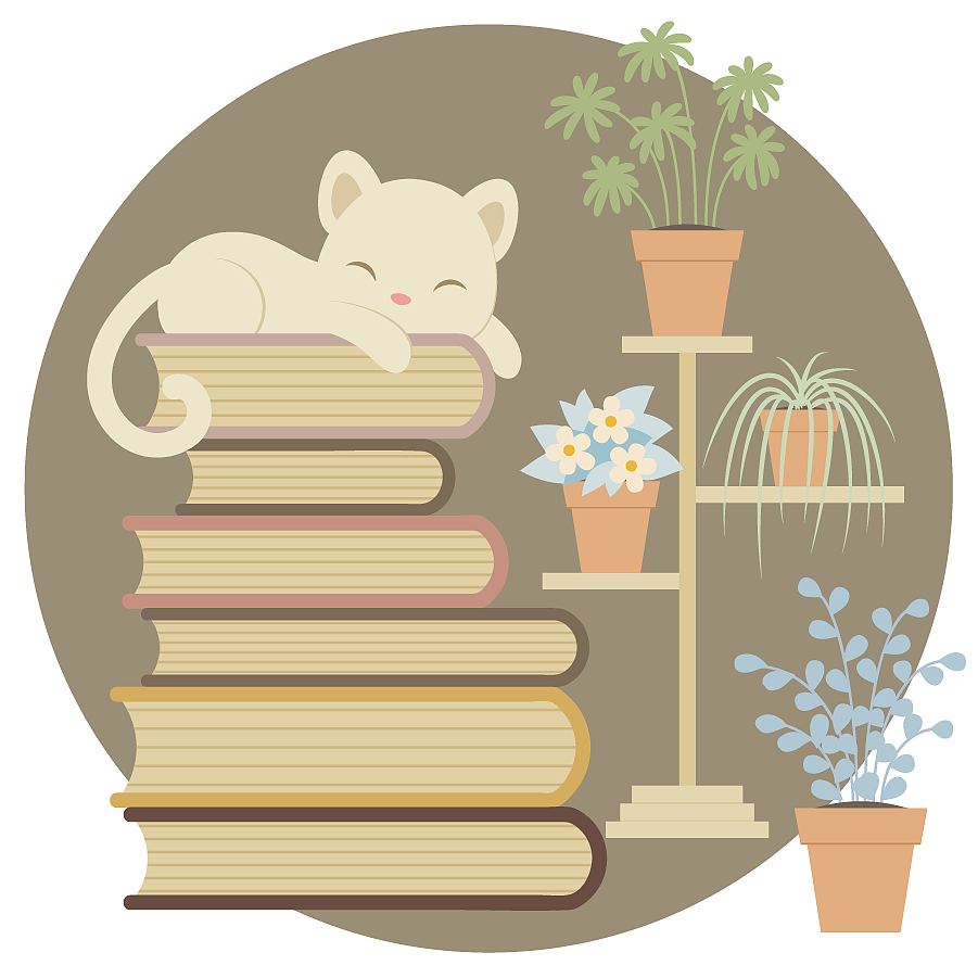 扁平化插画（图ZNjM0MzgxMDA=） - 艺术插画 - 站酷设计师珊珊姓唐原创素材 - 站酷ZCOOL