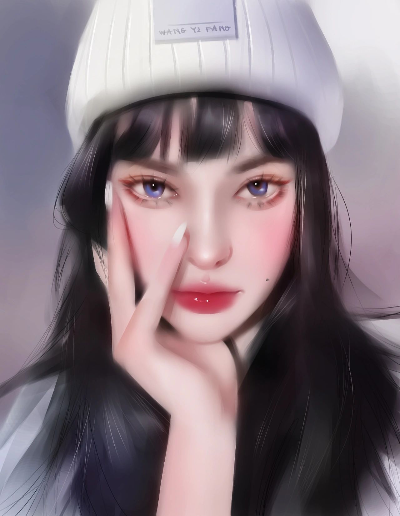 小姐姐厚涂详细步骤（图ZMzA0MDU4OTQ0） - 绘画 - 站酷设计师来支电容笔原创素材 - 站酷ZCOOL
