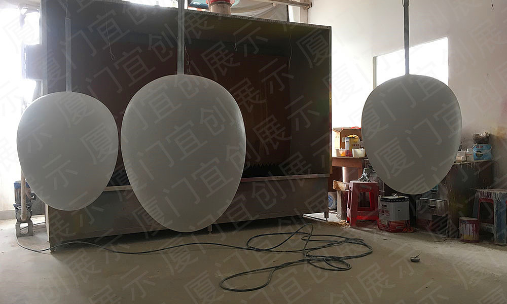 厦门东百蔡塘广场复活节彩蛋 装饰  商场美陈装饰制作