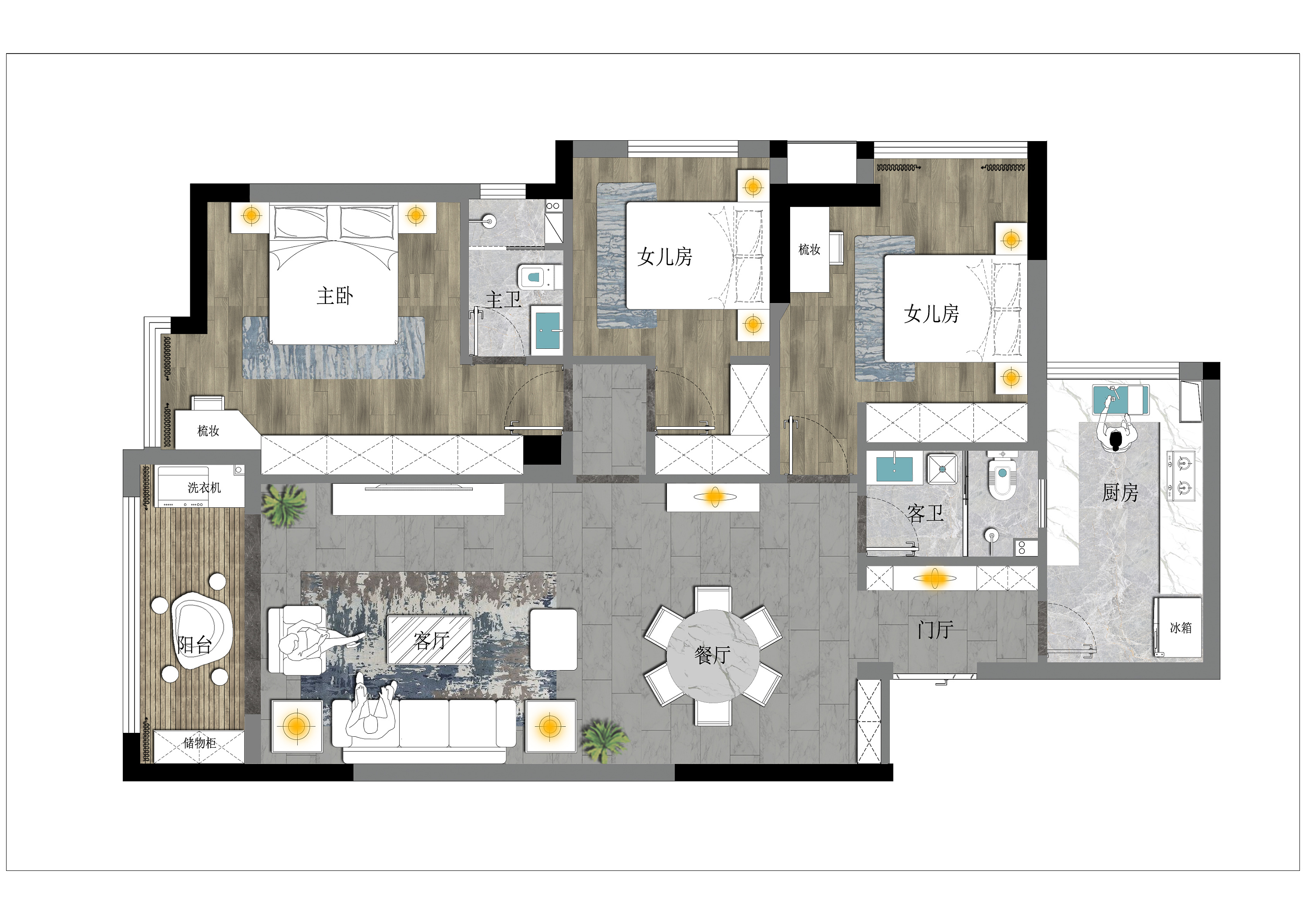 彩屏图来啦|空间|室内设计|卉卉在看鱼 - 原创作品 - 站酷 (zcool)