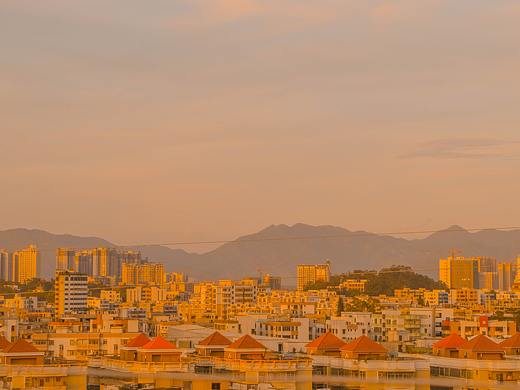 请你看台山的黄昏