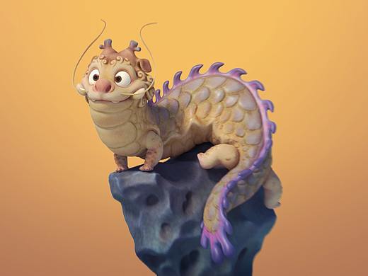 一条得到柯基真传的中国龙