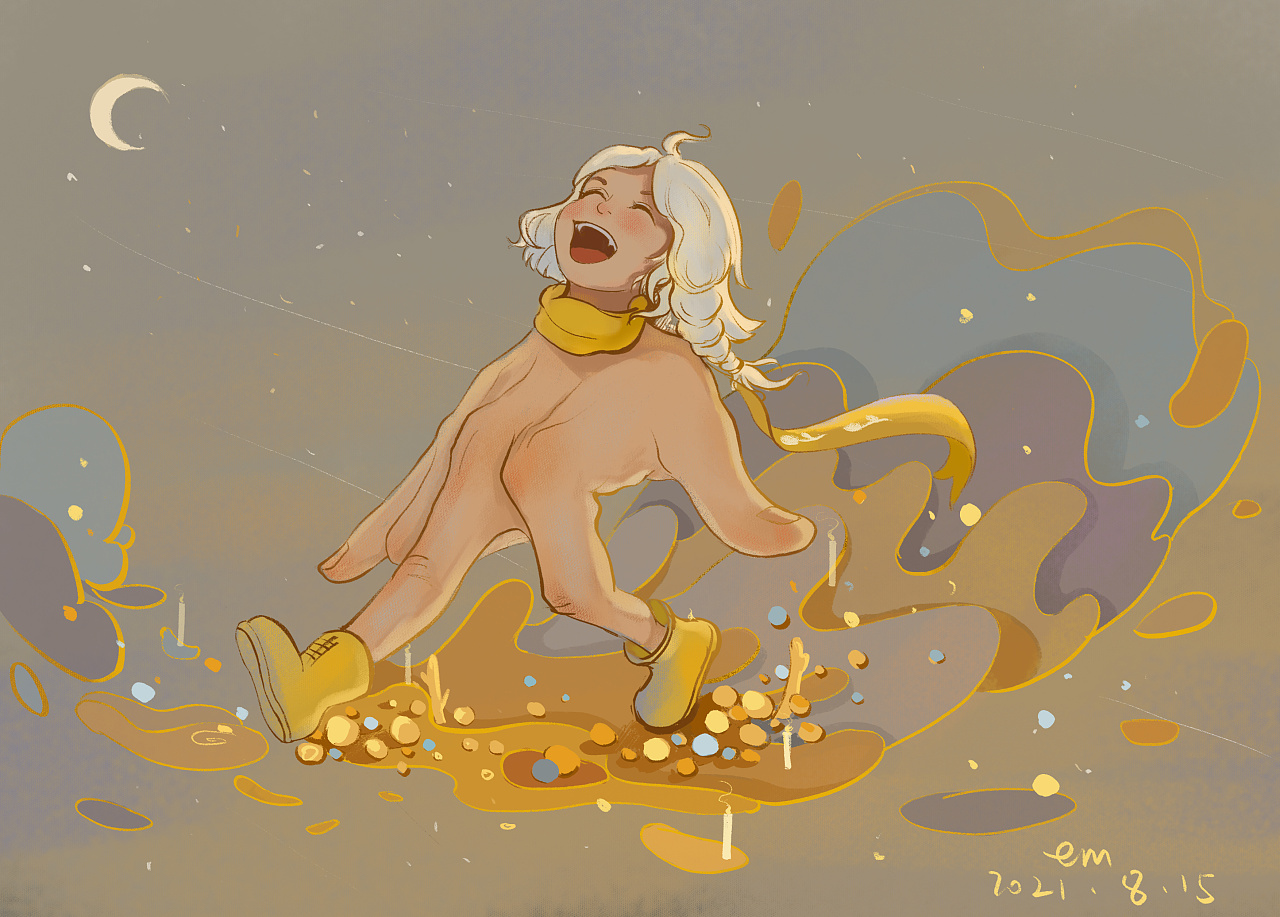 哈哈哈|插画|创作习作|小蚂蚁嗷呜 - 原创作品 - 站酷 (zcool)