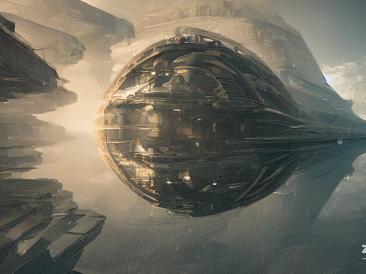 ai创作实验室#建筑,科幻,流线性