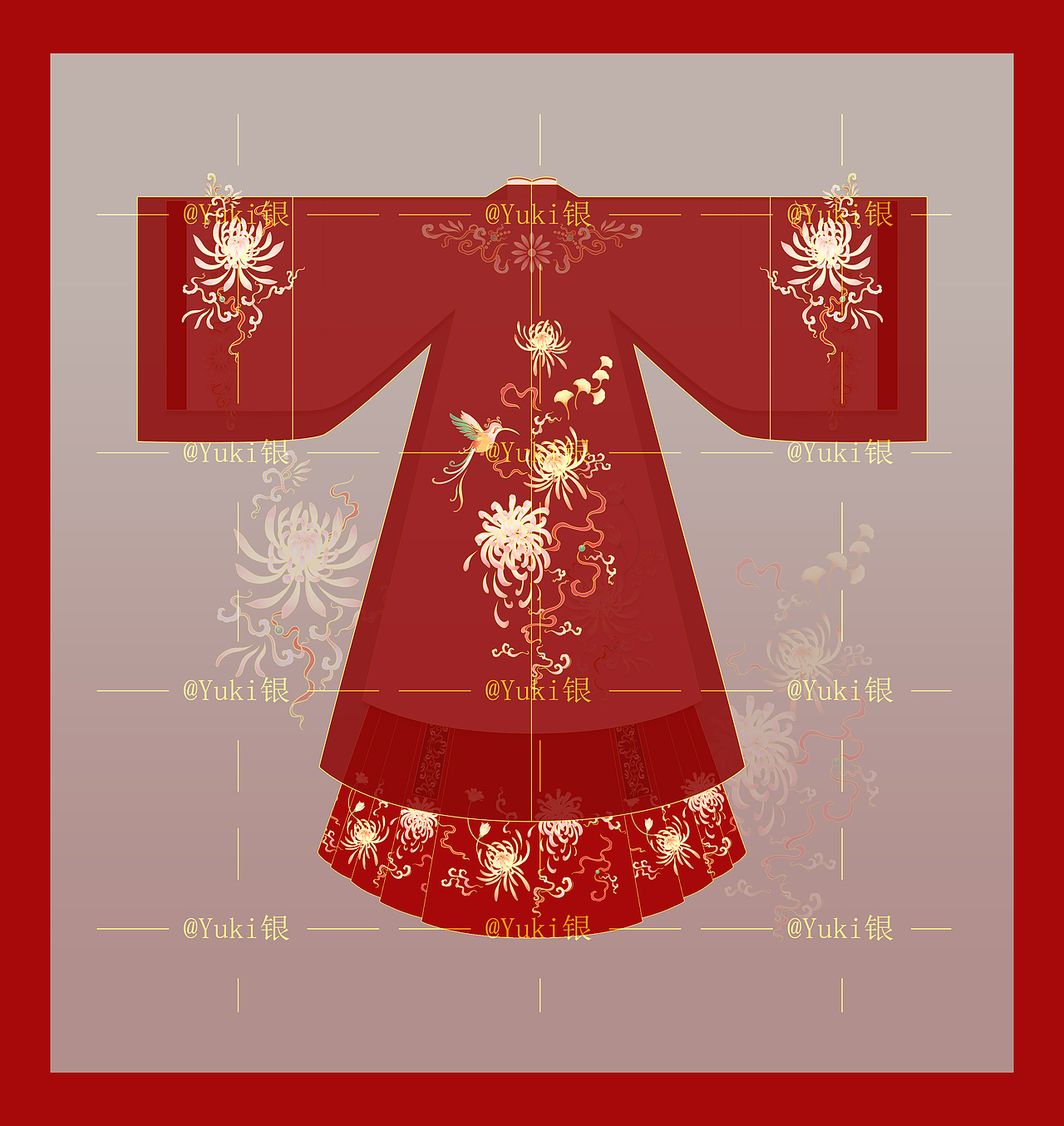 汉服设计近期约稿展示