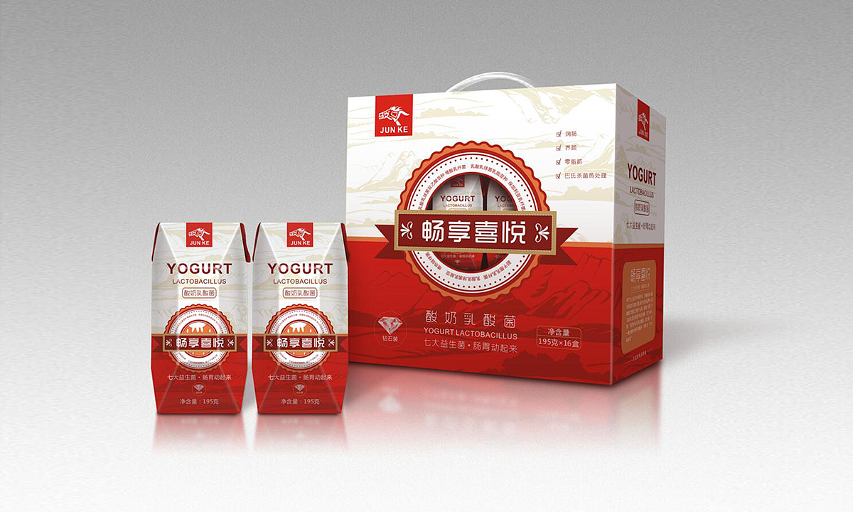 酸奶包装设计,,包装设计,字体设计,快消品包装设计