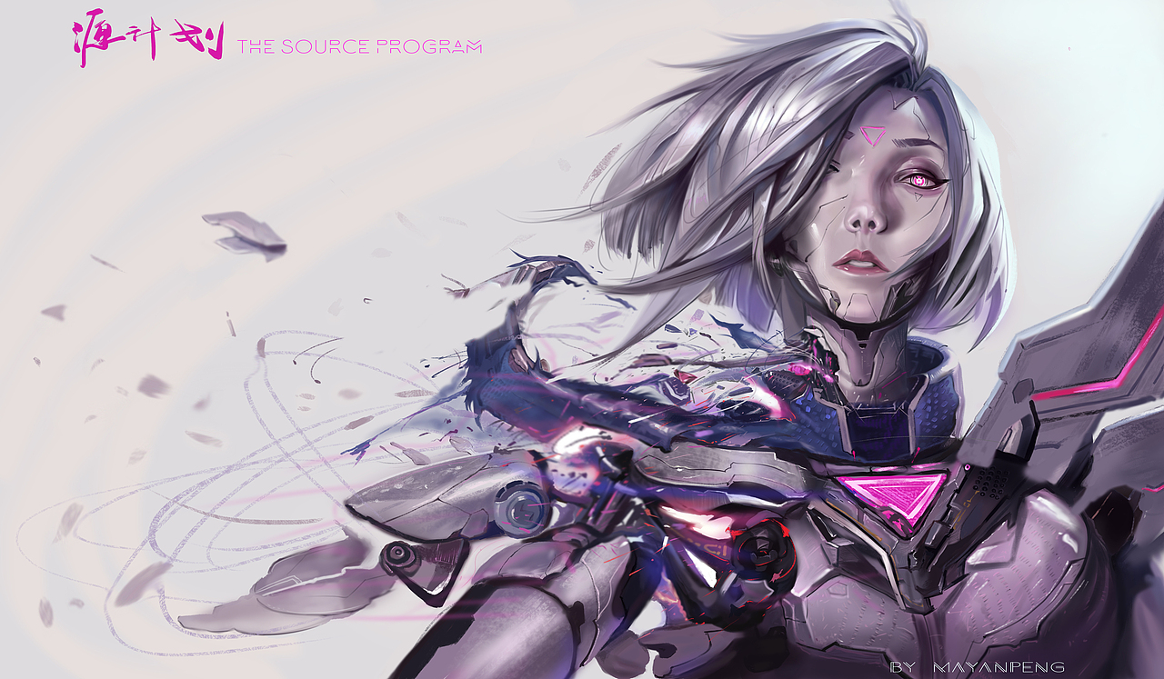 英雄联盟 源计划 剑姬|插画|游戏原画|mayp_临摹作品-站酷zcool