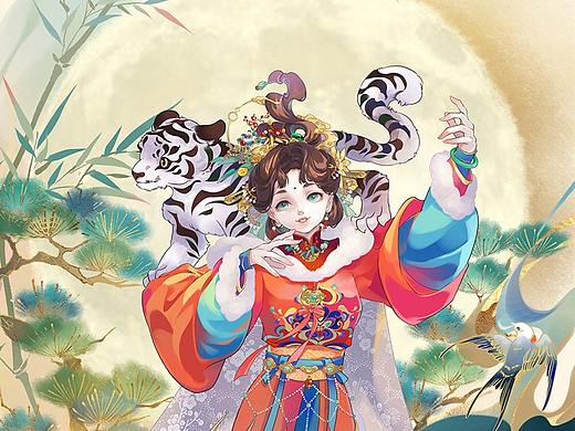 冬天画的报春图