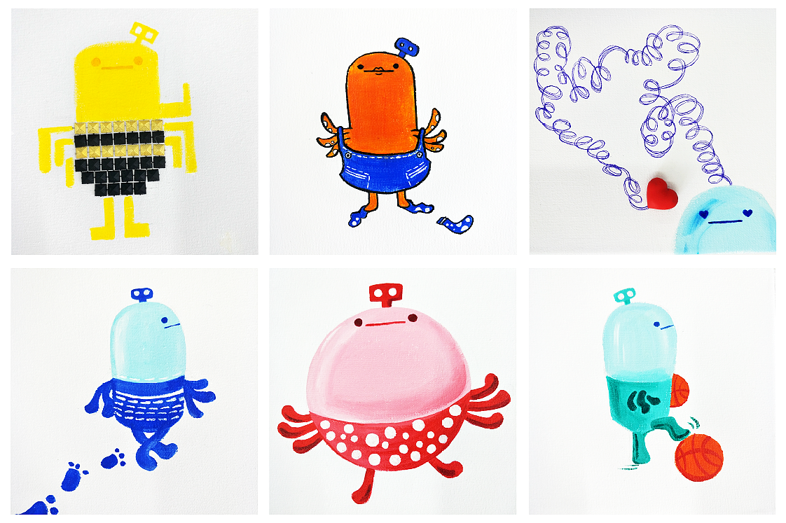 "嘻"解压治愈系文创品牌设计