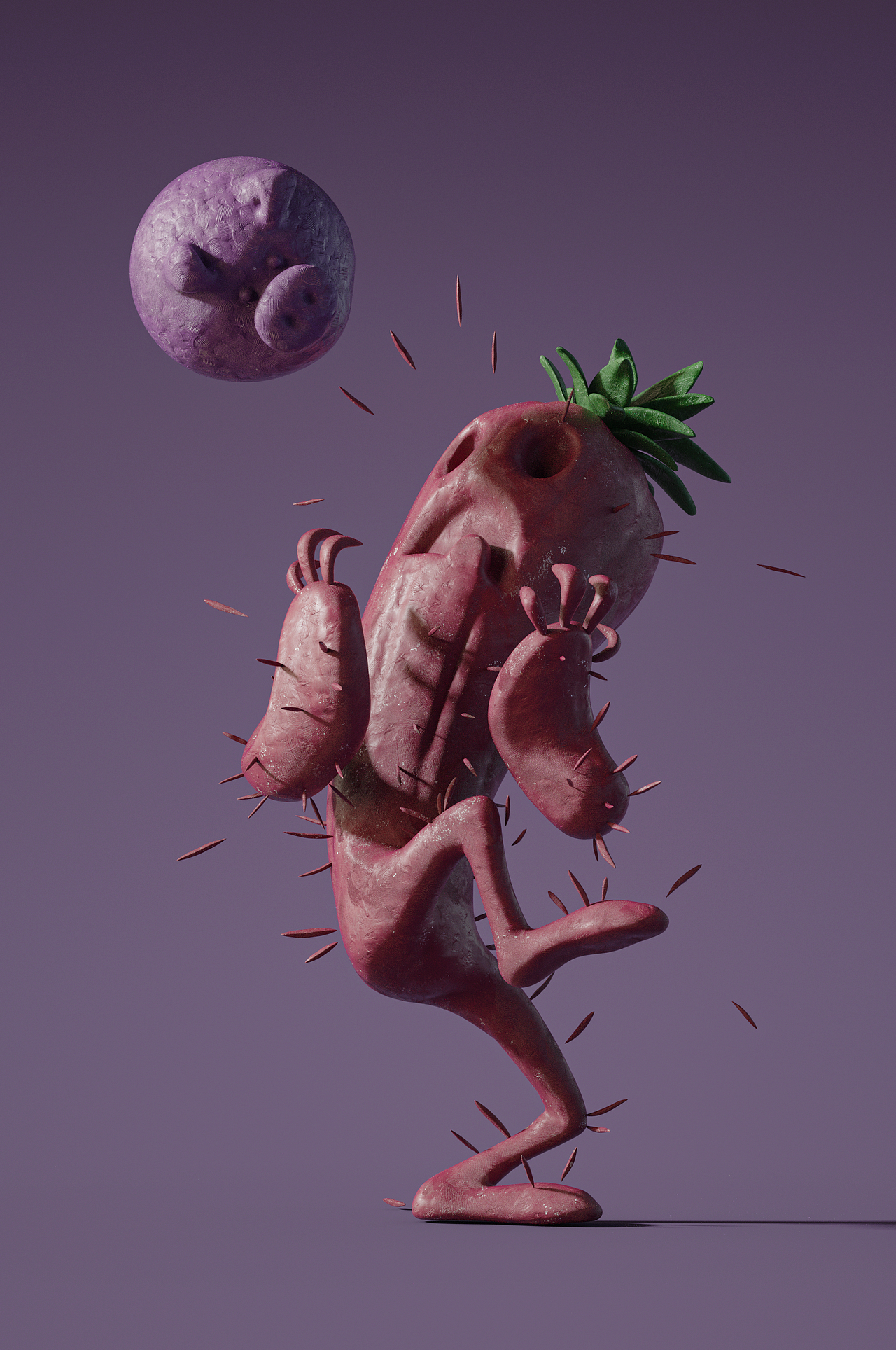 黏土风格渲染（图ZMjc3MDMwNzQw） - 人物/生物 - 站酷设计师千邑登明原创素材 - 站酷ZCOOL
