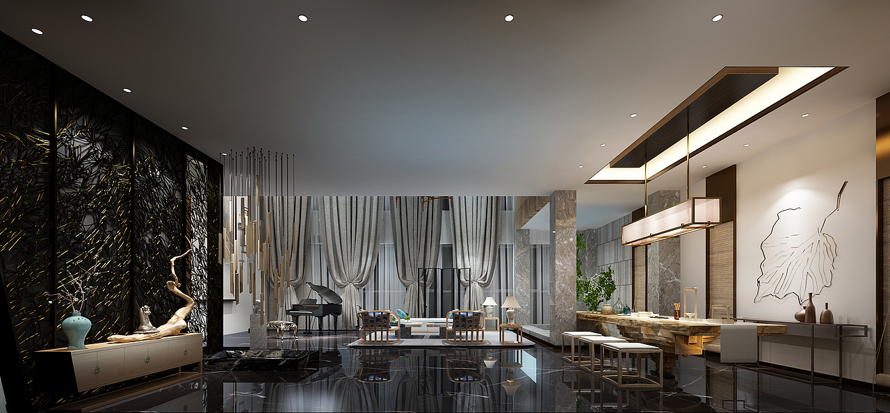 私人会所（图ZMTI1NzQ2MzMy） - 家装设计 - 站酷设计师魏丶十七原创素材 - 站酷ZCOOL