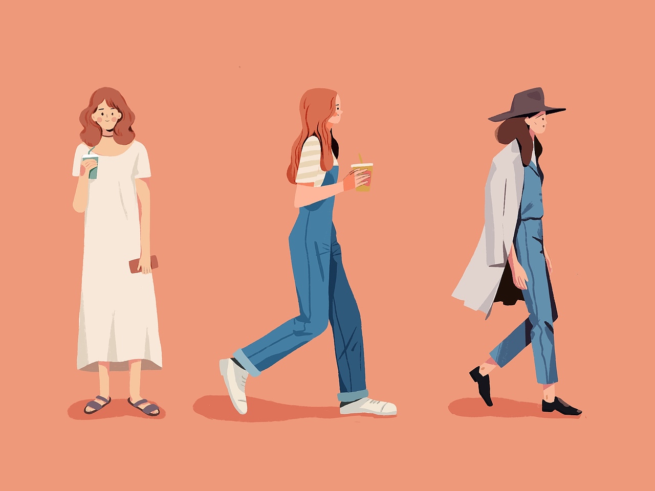 近期的一些插画练习