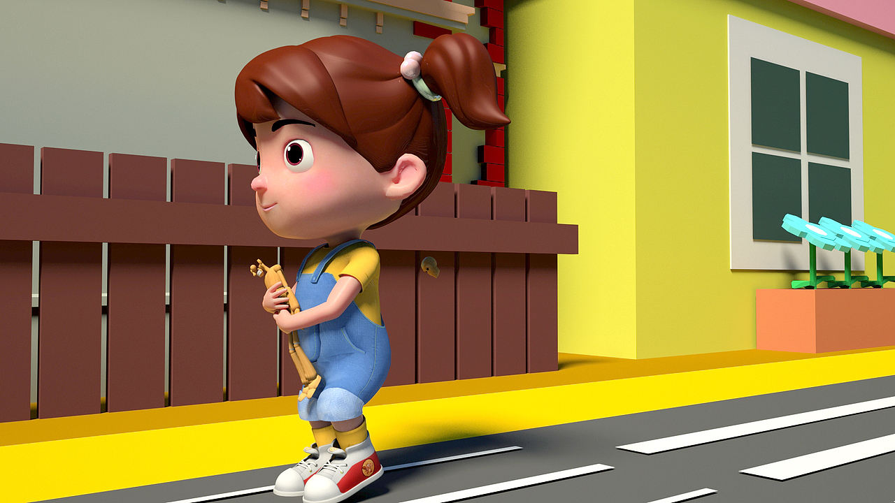 卡通角色 三维动画 片头制作视频动画 3d建模maya三维|三维|人物/生物