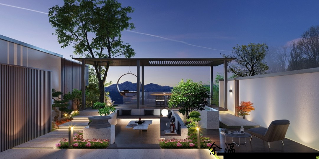 别墅花园庭院（图ZMjczNzU3MTI0） - 家装设计 - 站酷设计师余温啊原创素材 - 站酷ZCOOL