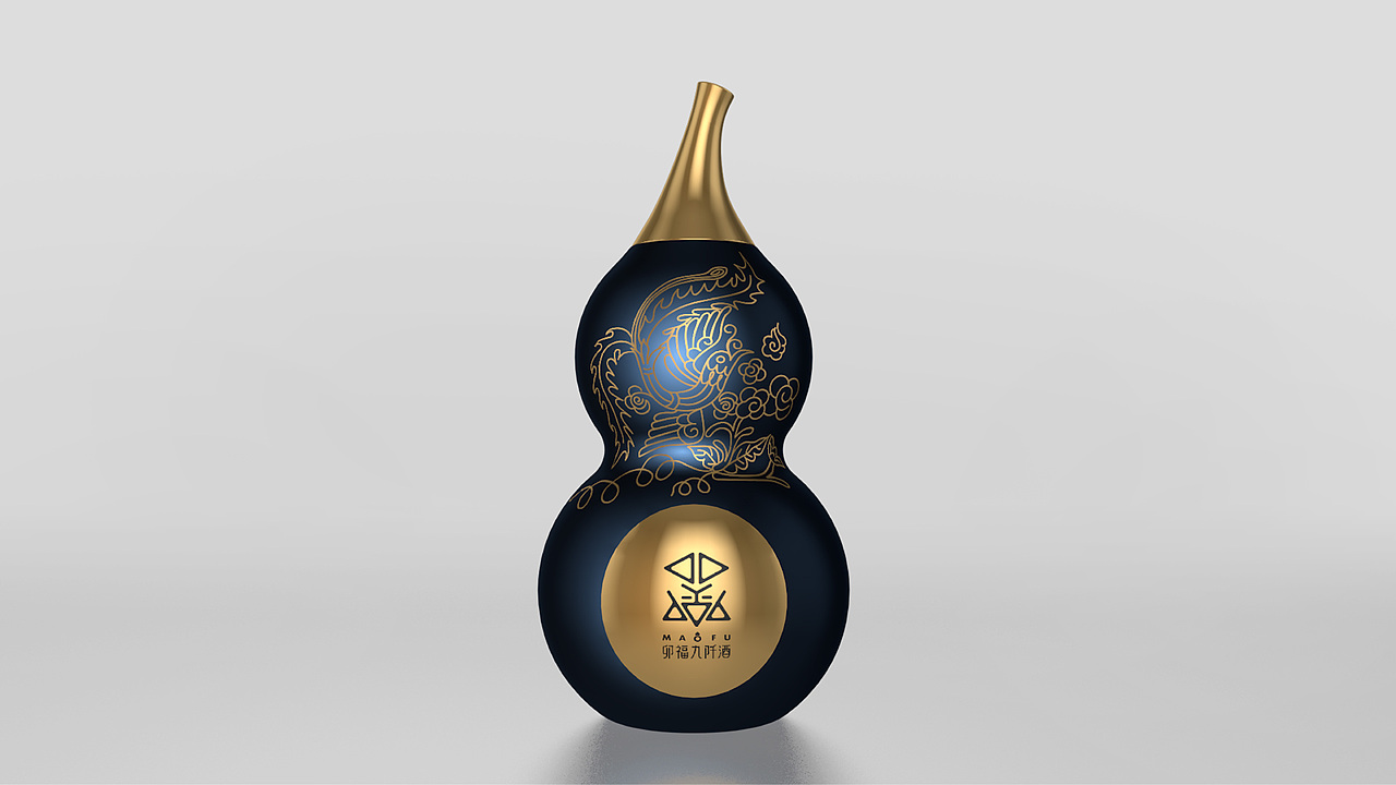 卯福九阡酒包装样图