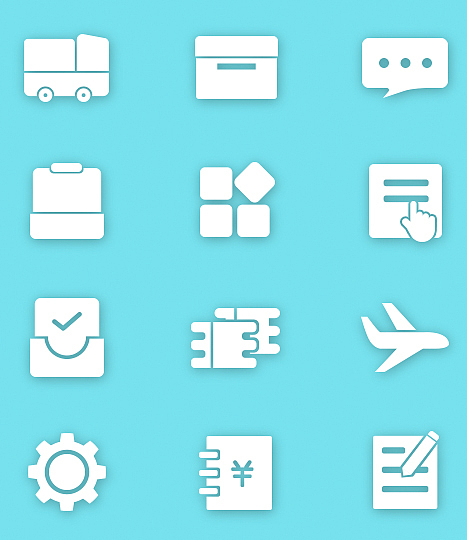 单色图标练习（图ZMjE3NTMxNDAw） - 图标 - 站酷设计师一条小UU原创素材 - 站酷ZCOOL