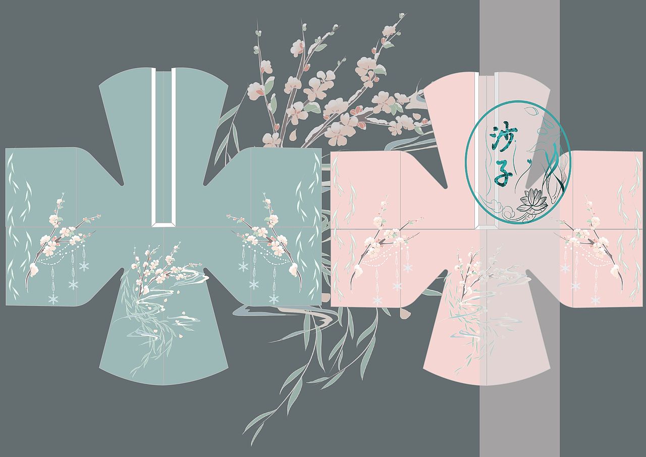 汉服绣花纹样设计