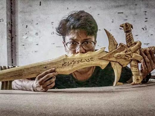 魔兽霜之哀伤木质模型（个人主页-ZMTcwMDM5OTY=） - 手办/模玩 - 站酷设计师陈年风缕原创素材 - 站酷ZCOOL