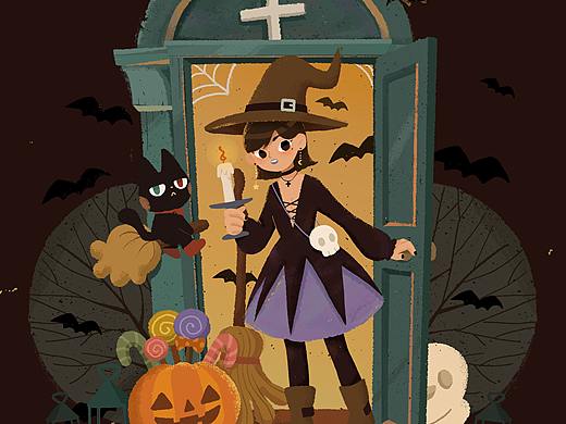 万圣节Ⅰ（个人主页-ZMzA3MDY3Mjg=） - 创作习作 - 站酷设计师Rwins原创素材 - 站酷ZCOOL