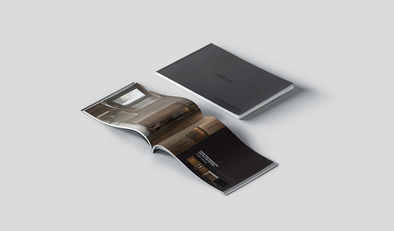 简约风画册设计