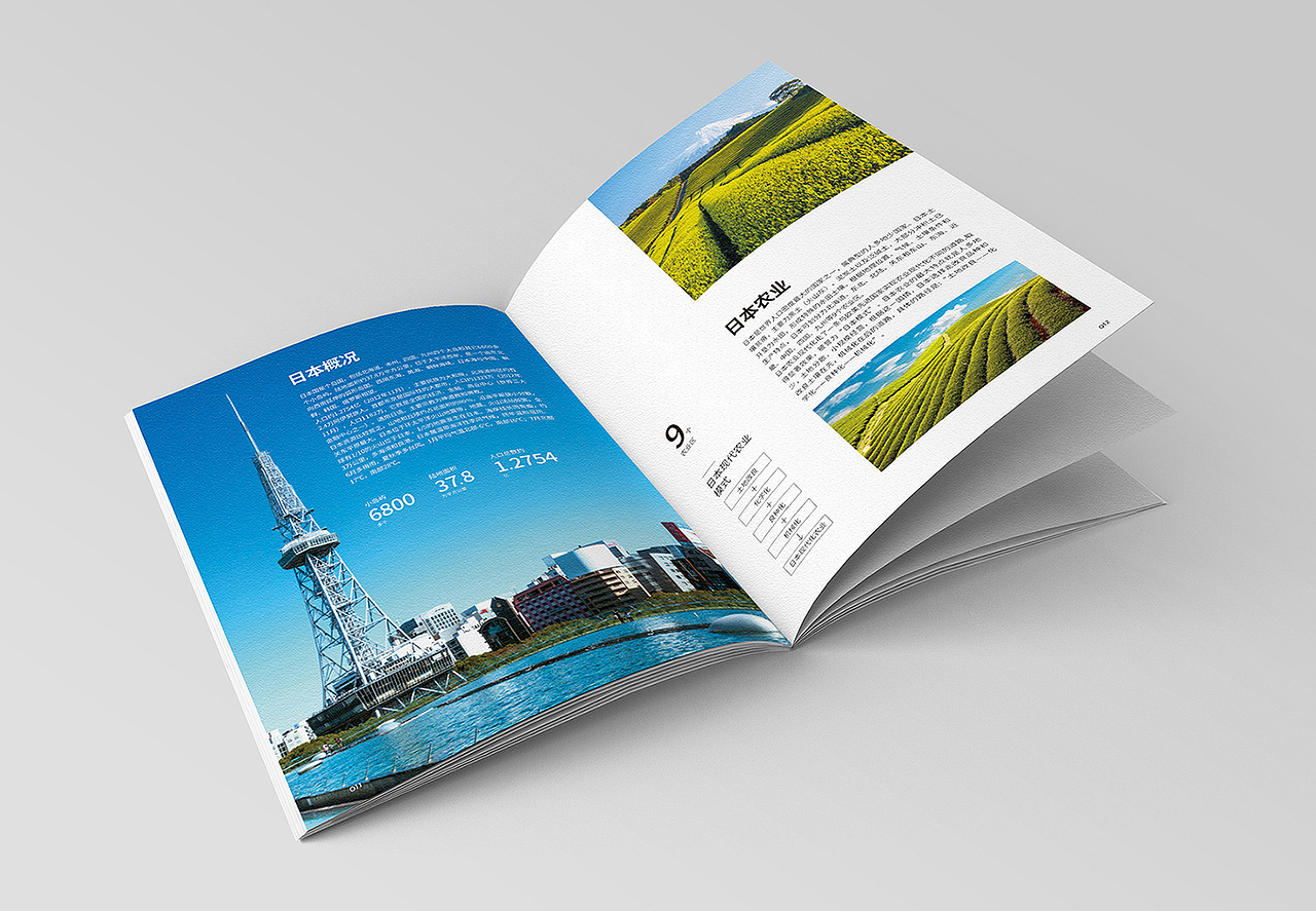 日本画册  日本旅游画册 画册设计 画册 画册版式