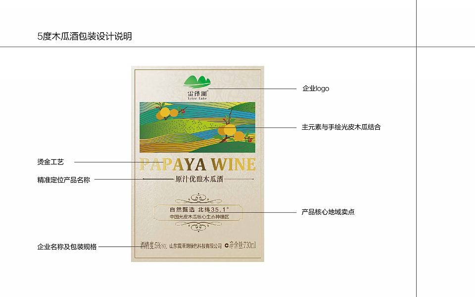 木瓜酒包装