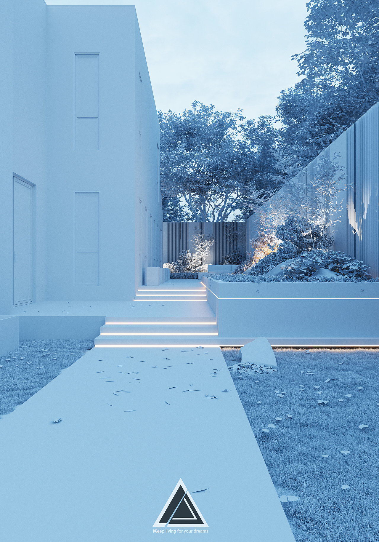 别墅渲染|空间|建筑设计|unreve_原创作品-站酷zcool