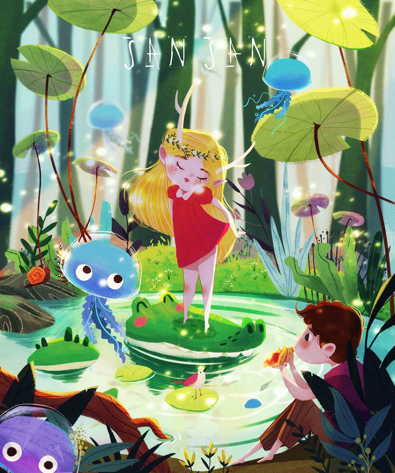 丛林冒险part1|插画|绘本|mimo甜九 - 原创作品 - 站酷 (zcool)