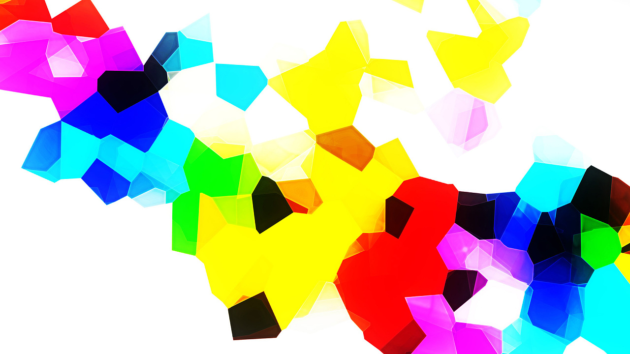 桌面 背景 晶格化 多边形