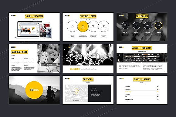 企业商务团队介绍通用PPT模板（图ZNzUwNzExMTI=） - PPT/Keynote - 站酷设计师顶尖PPT原创素材 - 站酷ZCOOL