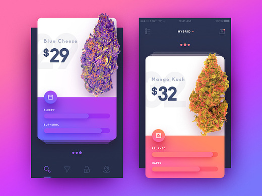 一些卡片式设计,手机app端的|ui|app界面|the_keeper_原创作品-站酷