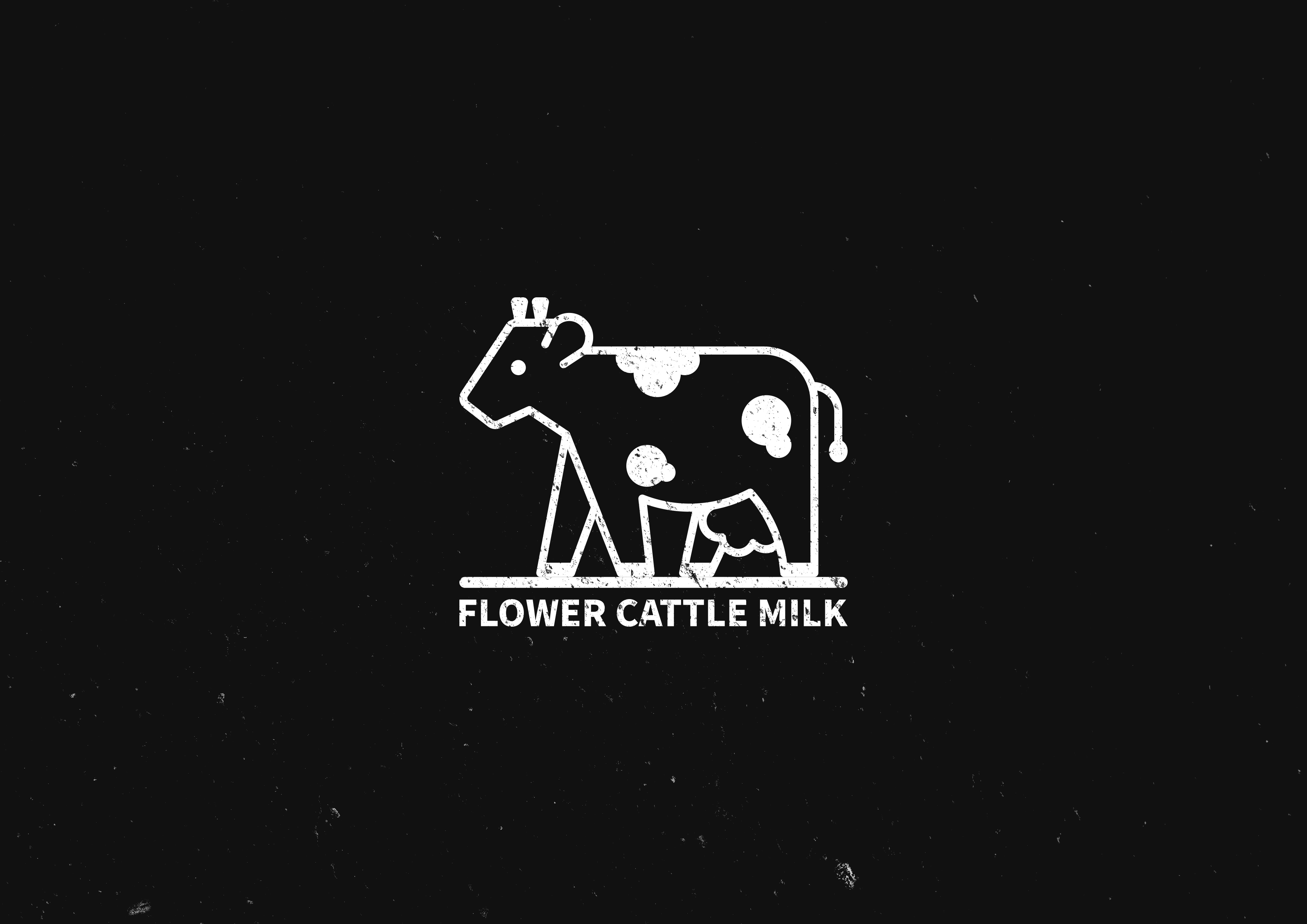 奶牛logo抽象图片