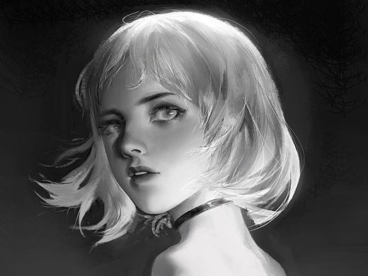 素描头像设计 和石膏练习