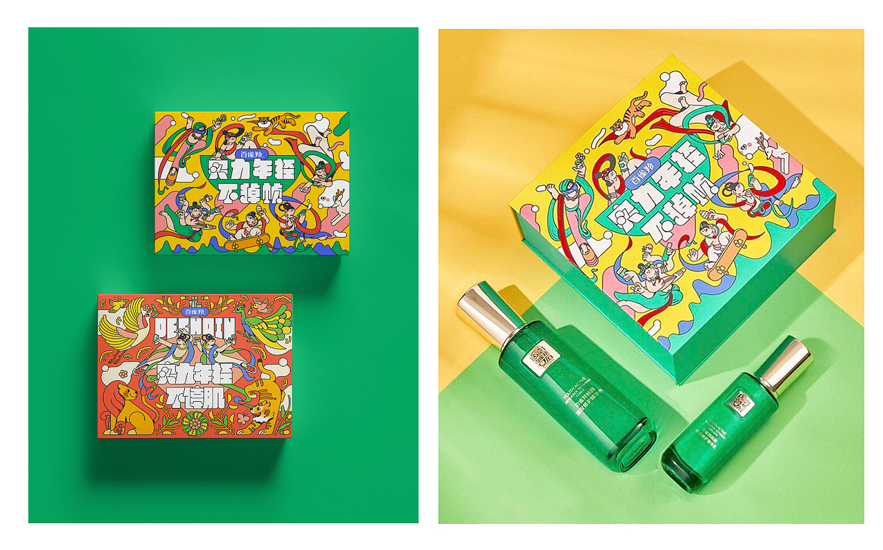 百雀羚×陈乐哎敦煌ip礼盒