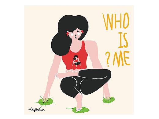 Yoga Girl插画作品